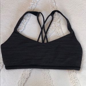 we are from space lululemon gray bra size 8